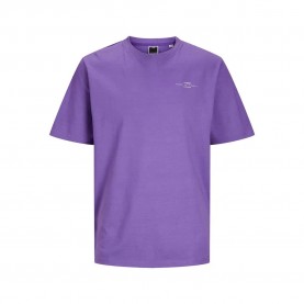 тениска,мъжки,тениски,jack,&,jones,text,short,sleeve,t,shirt,deep,lavender,(purple)