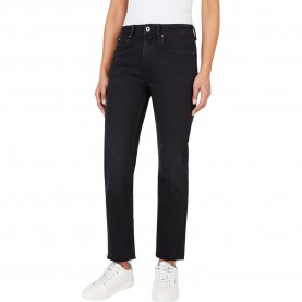 дамски,панталони,pepe,jeans,pl204592,straight,fit,jeans,black