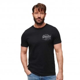 тениска,мъжки,тениски,superdry,classic,vintage,logo,heritage,short,sleeve,t,shirt,nero,black,marl,(black)