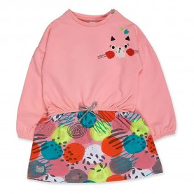 Рокля Tuc tuc Cattitude long sleeve dress - Pink (Pink) рокля,дамски,поли,и,рокли,tuc,tuc,cattitude,long,sleeve,dress,pink,(pink)