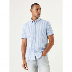 риза,с,къс,ръкав,мъжки,ризи,garcia,r41295,short,sleeve,shirt,blue