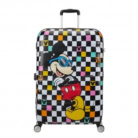 куфари,american,tourister,wavebreaker,disney,spinner,77,28,96l,trolley,multicolor