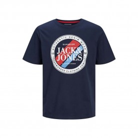 Тениска Jack & jones Loof short sleeve T-shirt - Blue (Navy Blazer) тениска,мъжки,тениски,дамски,тениски,jack,&,jones,loof,short,sleeve,t,shirt,blue,(navy,blazer)