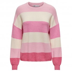 блуза,дамски,пуловери,дамски,плетени,дрехи,only,atia,sweater,pink,(pink,lady,stripes,w.,jetstream,moonlight,pink,yarrow)