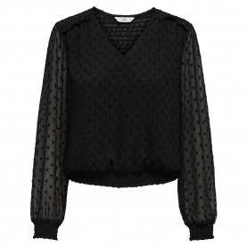 дамски,блузи,дамски,ризи,only,elmira,life,new,dobby,long,sleeve,blouse,black,(black)