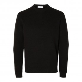 блуза,мъжки,пуловери,selected,dane,sweater,black