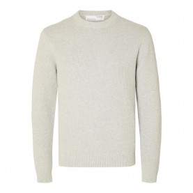 блуза,мъжки,пуловери,selected,dane,sweater,light,grey,melange,(grey)