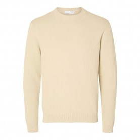 блуза,мъжки,пуловери,selected,dane,sweater,oatmeal,(beige)