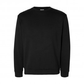 блуза,мъжки,пуловери,selected,emanuel,soft,sweatshirt,black