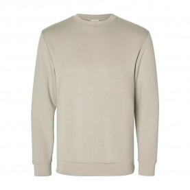 блуза,мъжки,пуловери,selected,emanuel,soft,sweatshirt,beige
