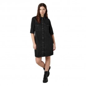 рокля,дамски,поли,и,рокли,noisy,may,new,signe,wg001bl,short,sleeve,dress,black
