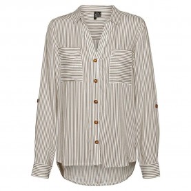 риза,с,дълъг,ръкав,дамски,блузи,дамски,ризи,vero,moda,bumpy,long,sleeve,shirt,beige,(silver,mink,stripes,snow,white)
