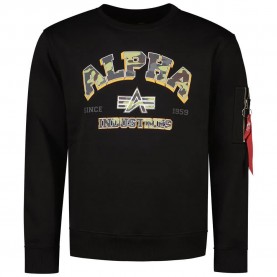 блуза,мъжки,пуловери,alpha,industries,college,camo,sweatshirt,black