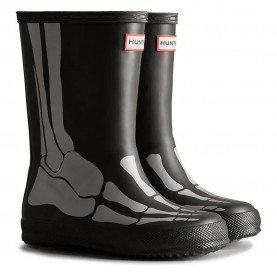 обувки,детски,боти,hunter,original,kf,classic,metallic,skeleton,rain,boots,black