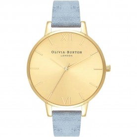 часовник,часовници,olivia,burton,ob16bd111,woman,watch,golden,(golden,blue,golden)