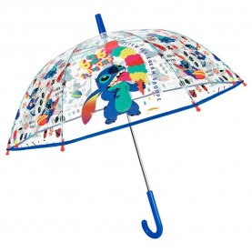 чадър,чадъри,perletti,disney,stitch,626,flavors,umbrella,45,cm,multicolor,(clear)