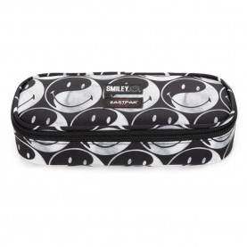 Eastpak Oval Single pencil case - Black (Smiley YY Black) ученически,принадлежности,eastpak,oval,single,pencil,case,black,(smiley,yy,black)