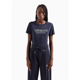тениска,дамски,тениски,armani,exchange,3dyt13,short,sleeve,t,shirt,blue