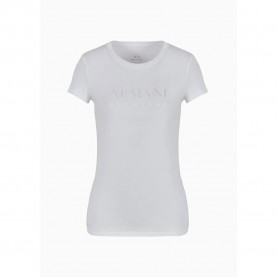 тениска,дамски,тениски,armani,exchange,3dyt48,short,sleeve,t,shirt,white