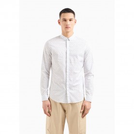 риза,с,дълъг,ръкав,мъжки,ризи,armani,exchange,3dzc25,long,sleeve,shirt,white