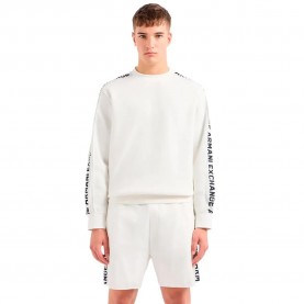 блуза,мъжки,пуловери,armani,exchange,3dzmla,sweatshirt,white