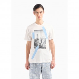 тениска,мъжки,тениски,armani,exchange,3dzthr,short,sleeve,t,shirt,white