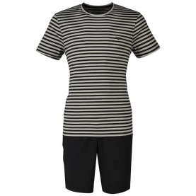 пижама,мъжки,пижами,emporio,armani,111573,short,sleeve,pyjama,white,black,(riga,black,pietra)