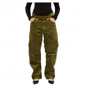 Панталони G-Star Cord 3D Bf cargo pants - Green (Dark Olive) панталони,дамски,панталони,g,star,cord,3d,bf,cargo,pants,green,(dark,olive)