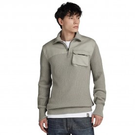 блуза,мъжки,пуловери,g,star,army,half,half,zip,sweater,elephant,skin,(beige)