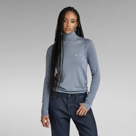 блуза,дамски,пуловери,дамски,плетени,дрехи,g,star,core,high,neck,sweater,dim,grey,(grey)