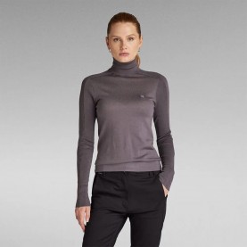 блуза,дамски,пуловери,дамски,плетени,дрехи,g,star,core,high,neck,sweater,rabbit,(purple)