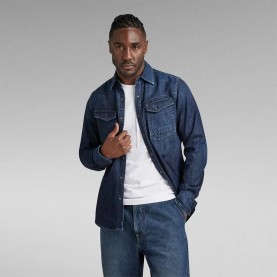 риза,с,дълъг,ръкав,мъжки,ризи,g,star,d23616,d252,slim,fit,long,sleeve,shirt,blue,(worn,in,deep,sea)