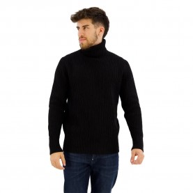 Блуза G-Star Essential high neck sweater - Black (Dark Black) блуза,мъжки,пуловери,g,star,essential,high,neck,sweater,black,(dark,black)