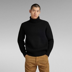 блуза,мъжки,пуловери,g,star,essential,turtle,neck,sweater,black