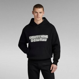 суичър,мъжки,пуловери,g,star,graphic,loose,hoodie,black