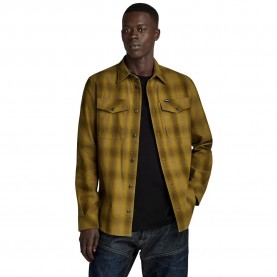 карирана,риза,мъжки,ризи,g,star,marine,slim,fit,long,sleeve,shirt,tobacco,vanderbilt,check,(brown)