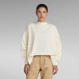 тениска,дамски,тениски,g,star,moto,logo,long,sleeve,t,shirt,eggnog,(beige)