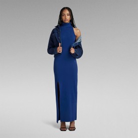 рокля,дамски,поли,и,рокли,g,star,ny,slim,sleeveless,midi,dress,blue