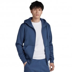 Блуза G-Star Premium Core full zip sweatshirt - Blue (Rank Blue) блуза,мъжки,пуловери,g,star,premium,core,full,zip,sweatshirt,blue,(rank,blue)
