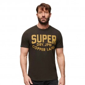 Тениска Superdry Copper Label Workwear short sleeve T-shirt - Brown (Vintage Black Slub) тениска,мъжки,тениски,superdry,copper,label,workwear,short,sleeve,t,shirt,brown,(vintage,black,slub)
