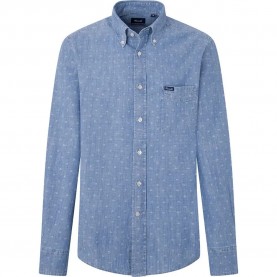 риза,с,дълъг,ръкав,мъжки,ризи,façonnable,jap,flow,print,long,sleeve,shirt,blue,(dark,stone,wash)