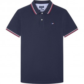 мъжки,блузи,с,яка,façonnable,pima,flag,short,sleeve,polo,blue