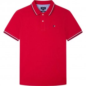 мъжки,блузи,с,яка,façonnable,pima,flag,short,sleeve,polo,red