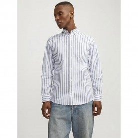 риза,с,дълъг,ръкав,мъжки,ризи,jack,&,jones,oxford,plus,size,long,sleeve,shirt,ensign,blue,stripes,stripes,(blue)