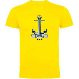 тениска,мъжки,тениски,kruskis,anchor,short,sleeve,t,shirt,yellow