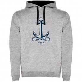 суичър,мъжки,пуловери,kruskis,anchor,two,colour,hoodie,heather,grey,black,(grey)