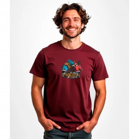 тениска,мъжки,тениски,kruskis,boxing,short,sleeve,t,shirt,red,(dark,red)