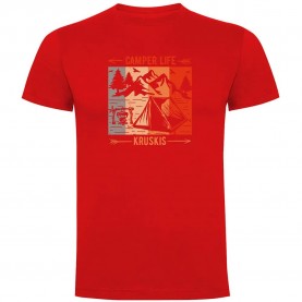 тениска,мъжки,тениски,kruskis,camper,life,short,sleeve,t,shirt,red