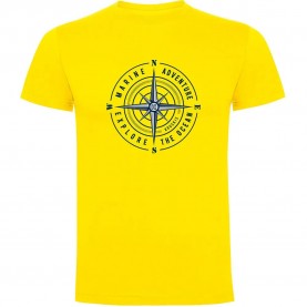 тениска,мъжки,тениски,kruskis,compass,rose,short,sleeve,t,shirt,yellow,(yellow)