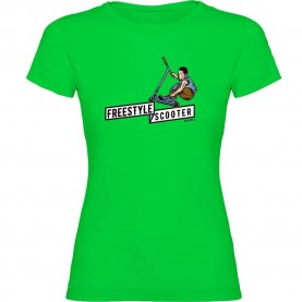 тениска,дамски,тениски,kruskis,freestyle,scooter,short,sleeve,t,shirt,light,green,(green)
